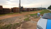 <b>Lumber Mill 2:</b> When taking a picture of the sign, you really can't get a feel for the place, but drive down the road and turn around... (5/28/17)