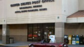 <b>February - </b>This is my home PO. After ten years of growth in the 80 & 90s, predominately to the south side of town, they added a second zip and post office to handle the extra mail around 1997. It is housed in part of an old hardware store location in a strip shopping center. February