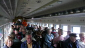 <b>Full Car - </b>There was not an empty seat on any of the three passenger cars that made up our little train to nowhere. Full Car