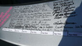 <b>Signature Car - </b>This year's Signature Car was an X6 which also wasn't available to drive. It is so new the dealer didn't even have one on the lot. If you do the Ultimate Drive after March 25th you can find my and Donna's signature on the center of the "trunk" lid. (03/35/08) Signature Car