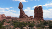 <b>Balance Rock - </b>I bet there are a whole bunch of rocks like this in the southwest and they are all called Balance Rock, but this is probably the biggest. (04/23/09) Balance Rock