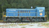 <b>Air Force Engine - </b>One of two surplus diesel engines donated to the Museum by the Air Force base in Sumter. Air Force Engine