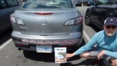 <b>Best Bumper Sticker #2 :</b>2011 through 2018 Red Sox Nation stickers. I wonder where his 2019 sticker is? He ran out of room on the bumper... I've been a member since 2006, but keep only one. And I keep it on the inside of the Miata's trunk lid. (4/18/9)