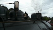 <b>Toot Toot - </b>A train whistle is an ear shattering experience if it goes off when you are this close to it. Toot Toot