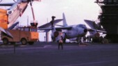 <b>Wrong - </b>While up shooting images on the flight deck of the U.S.S. Midway back in the late 70's after flight ops had ceased for the day, one of my squadron mates decided that he wanted to model for me. Too bad this pose is so wrong. Wrong