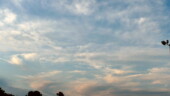 <b>Busy Sky - </b>The usual walk into work from the car parked in the north forty netted this very busy looking sky. (09/02/09) Busy Sky