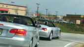 <b>Line of Cars Waiting to Pounce - </b>A line of silver cars await their chance to turn onto Washington Road for the final sprint back home to Taylor BMW. (03/15/07 - Augusta, GA) Line of Cars Waiting to Pounce