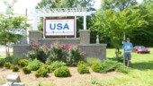 This town did a nice job creating a patriotic acronym from its name and state. (5/18/14) City - Union Springs