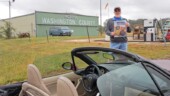 <b>County - Washington, MO:</b> The top had been down since we left Illinois, but as we approached Potosi it was starting to sprinkle. Right after we took this photo we put the top back up. (9/11/15) County - Washington, MO