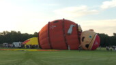 <b>Lil' Pirate Inflation - </b>This was one of the shaped balloons and the biggest one at the event. (09/20/08) Lil' Pirate Inflation
