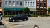 The square in the center of a typical southern town has one of three things dominating it, a county courthouse, a Confederate Civil War Mounment or a Gazebo. Troy, AL had the monument. (5/18/14) City - Troy