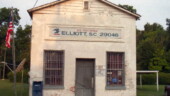 <b>Elliot - 29046 - </b>This one still looks like a Post Office from by-gone years. The only concession to the modern Postal Service is the satellite dish to the left, so they can be notified of more 2 cent stamp price increases. (08/05/07) Elliot - 29046