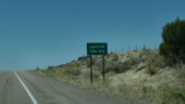 <b>Elevation 7000 Feet - </b>We must has passed this sign about a dozen times on the trip from Placitas, NM to Cortez, CO. Well, not this particular sign, but ones like it. (04/21/09) Elevation 7000 Feet