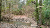 <b>Gail's Crossing - </b>This is a new sign and as far as I can tell a new name because I don't remember ever seeing an old sign and it isn't listed on the map. (12/20/08) Gail's Crossing