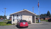 <em>Crescent</em> - This cute little building was just on block of US97. From here we were going to drive a road parallel to 97 a mile and a half to the Gilchrist P.O., but that road turned to gravel after one block. (07/01/22)