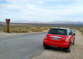 <b>Tom's Bottle House</b> - After checking into the motel in Beatty
we took a quick drive
into Death Valley. But before we stopped at a bit of roadside America. It turned out to be so underwhelming I didn't even take a photo of it. (05/20/2018)