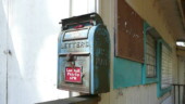<b>Daufuskie Island - 29915 - </b>This room behind one of the two restaurants on the island for locals and tourists was the Post Office for the longest time. It is now shuttered in favor of impersonal metal boxes. (03/07/09) Daufuskie Island - 29915