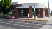 <em>The Dalles</em> - This is a fairly new looking Post Office building and sure enough, when you look right across the street you can see the old more stately looking building that it was. It now is the offices of AmeriTitle. (07/02/22)