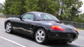 <b>Modern - </b>A modern interpretation of Dr. Ferdinand Porsche's idea for a sports car. This one is oh so different from the little 356 Carrera Speedster he envisioned, yet so similar. (08/27/2004) OLYMPUS DIGITAL CAMERA