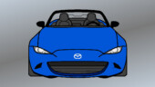 Blue ND Miata Line Art Blue ND Miata Line Art