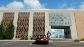 <b>State - Virginia:</b> Cruising along US-11 in Salem when I caught a glimpse of this interesting building. The art deco lettering sets it off. (9/6/15) State - Virginia