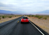 <b>Death Valley Part Two</b> - Because of a bad wreck on US-95 yesterday evening that was along our path, and the road wasn’t totally cleared this morning, we opted to duck down into Death Valley again. Because we ended up in Flagstaff, AZ we went from -200' below sea level to almost 7,000' above it. (05/21/2018)