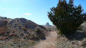 <b>Oregon Trail - </b>This trail from the visitor's center is actually the old Oregon Trail. You can't get there from here though as this trail only goes about a 1/2 mile. (04/14/09) Oregon Trail