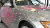 <b>Signature Car - </b>Everyone who signs up and drives a car gets to put their John Hancock on the surface of one of the cars that isn't driven, but has the same graphics as the others. The first time, in 2000, I signed a X5 and the second go round in 2003 the signature vehicle was an 540i. (03/28/06) Signature Car