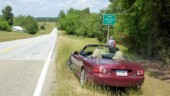 Hey! We still need a B county! I do a u-turn, then another and park in the weeds next to an empty Bud Lite can. Done! (5/18/14) County - Bullock