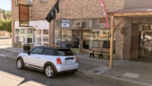 <em>Wasco</em> - This town is also in Sherman County and has more residents than the county seat, Moro. The door on the right of the photo goes into the town's small supermarket where bought a snack. (07/01/23)
