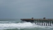 <b>Stormy Water - </b>On Wednesday the skies were cloudy, the temperature was 20° below normal and it was windy making for interesting surf, but surely limited our time outdoors. (11/22/06) Stormy Water