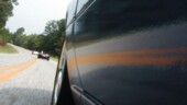 <b>Serendipity - </b>Serendipity is the faculty of making fortunate discoveries by accident. This was my first try at just hanging my arm out the window while driving to try and capture cars in motion. (09/30/2003) Serendipity
