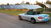 <b>Solar Array: </b> Found this much larger array than our original attempt and ironically, it was right across the street from that one. (10/13/17)