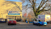 <em>Southwest Portland DCU</em> - On this one, kind like the last one, I missed my first opportunity and had to drive a ways then turn around to get here. (12/1/24)