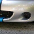 This hole used to hold a decorative "fog" light, but now it just holds a decorative mesh grill. (6/23/20)