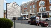 <b>County - Washington, VA:</b> So even though the hint of white column could have come from any courthouse, this historic marker sign mentions the county of Washington in the state of Virginia. (9/5/15) County - Washington, VA