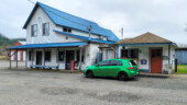 <em>Blachly</em> - Maybe the large building to the left was once the community's general store. (3/8/26)