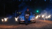 <b>Fireworks Display: </b>Happy New Year's Eve! Every year we are invited over to a friends house for their New Year's party. It includes lots of food, beverages and fireworks. When we first got there I had them set up a ring of big sparklers around the Miata. This year because of the high winds the bonfire had to be squelched and it was so cold without it, we didn't make it until midnight. Plus they weren't so sure they could do the big finish anyway. (12/31/17)