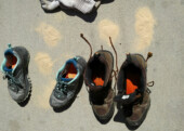 <b>Sandhills in Our Shoes</b> - When we were done crossing several sand dune hunting geocaches we had about a pound of sand in our shoes. (05/05/2018)