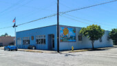 <em>Stayton</em> - Instead of my usual, standing across the street and clicking away, I backed off a bit to get the mural in the photo. (7/12/25)