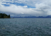 <b>Lake Tahoe From Lake Level</b> - Today we took a break from geocaching and drove all around the perimeter, some 70 miles, of Lake Tahoe's shoreline with a lunch stop at the north end in Incline Village. (05/15/2018)