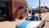 <em>Merrill</em> - If you look closely at the lower right window of the post office you will see Donna trying unsuccessfully to stay out of the picture. (06/21/20)