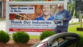 This sign is right in front of the Hampton County Courthouse that we couldn't get an image of that we liked. As we were leaving we noticed that the sign mentions the county.(5/25/14) County - Hampton