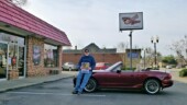 <b>Destination - Ice Cream Parlor:</b>
I didn't notice while posing and the camera woman was more worried about composition than content, so it wasn't until we got home that we noticed that I had the challenge poster upside down. (1/17/15) Destination - Ice Cream Parlor