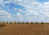 <b>Cadillac Ranch</b> - Because today's overnight stay is in Amarillo, TX this was a must stop. We have now been to both of the Big Two of car related Roadside America having visited Carhenge back in 2009. (05/23/2018)