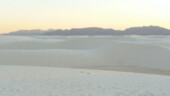 <b>White Sands - </b>This desert sand is made of gypsum, not the usual quartz, that's why it is white not tan. (04/19/09) White Sands