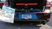 <b>Clever Vanity Plates 04 - 4NOBJTS: </b>We racked our brains trying to solve this one. I thought with the tank in the trunk the NO had something to do with nitrous oxide, but it turns out the tank was for the air bag suspension to drop the car flat to the ground. The plate means Foreign Objects