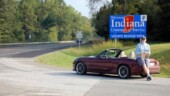 <b>State - Indiana:</b> Nice big ol' sign as you get off the Ohio River bridge coming from Brandenburg, KY. (9/10/15) State - Indiana