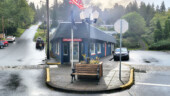 <em>Wheeler</em> - This is absolutely the strangest-shaped post office so far. (10/19/25).
