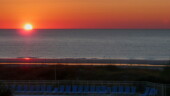 <b>Heat - </b>This bright orange sunrise over Hilton Head Island didn't deliver much heat because of the time of the year. (11/18/07) Heat